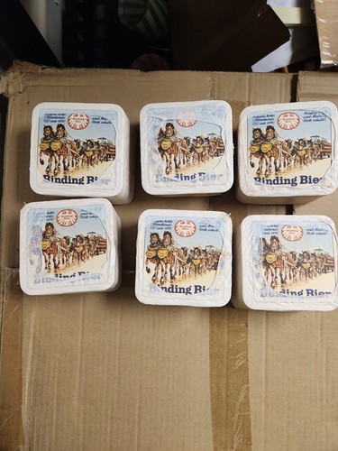 Ungeöffnete Bindung Bier Vintage Deutsche Pappe Bar Untersetzer 42 Stück - Bild 5 von 6