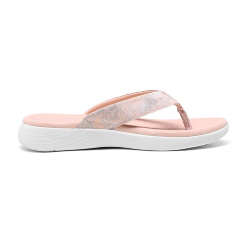 Womens Arch Support Flip Flops Soft Cushion Thong Beach Sandals - Picture 38 of 41
