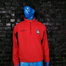 Liverpool The Reds Vintage Training Jacket Long Sleeve Red Reebok Mens Size L