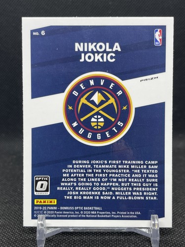 2019-20 Donruss Optic My House Holo #6 Nikola Jokic - Picture 2 of 2