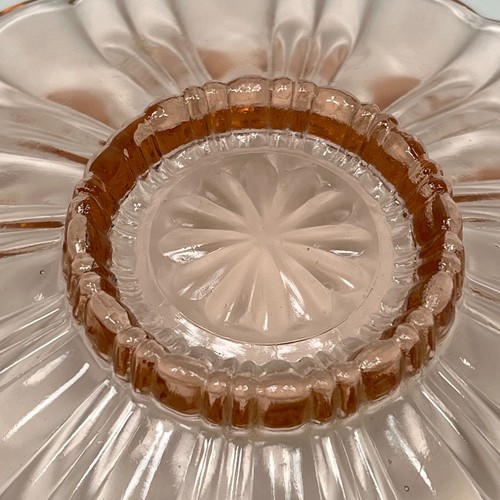 Anchor Hocking Old Cafe Pink Depression Glass Dish with Handles - Picture 5 of 8