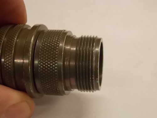 Lot of 2 New Amphenol MS3106A18-1S Straight Plugs, Solid Shell, 18 Size G6 - Picture 4 of 4