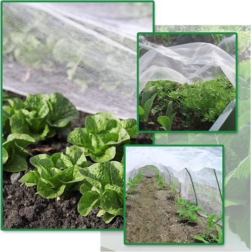 Garden Netting 8x24FT Mesh Plant Cover Protect Fruits Vegetables from Pests - Picture 3 of 6