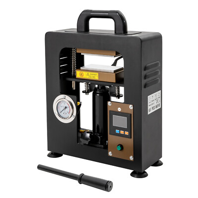 #ad 10T Heat Press Machine Hydraulic Jack Heat Press Machine with Pressure Gauge $314.72