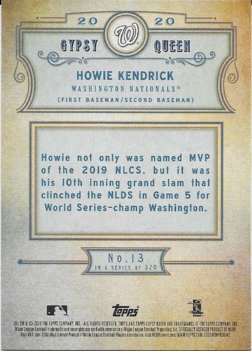 2020 Topps Gypsy Queen.. 1-150..You Pick - Picture 21 of 251