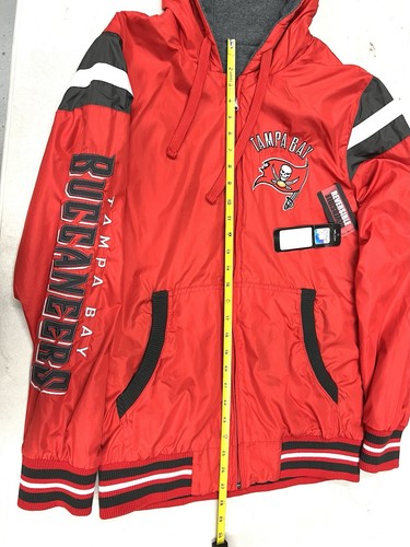 Tampa Bay Buccaneers Hooded Reversible Jacket Full Zip w/Tags size LARGE - Picture 12 of 18