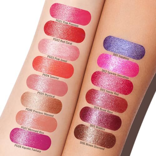 Oulac Shimmer Rose Lipstick for Women Infinity High Shine Finish Hydrating Li... - Picture 10 of 11