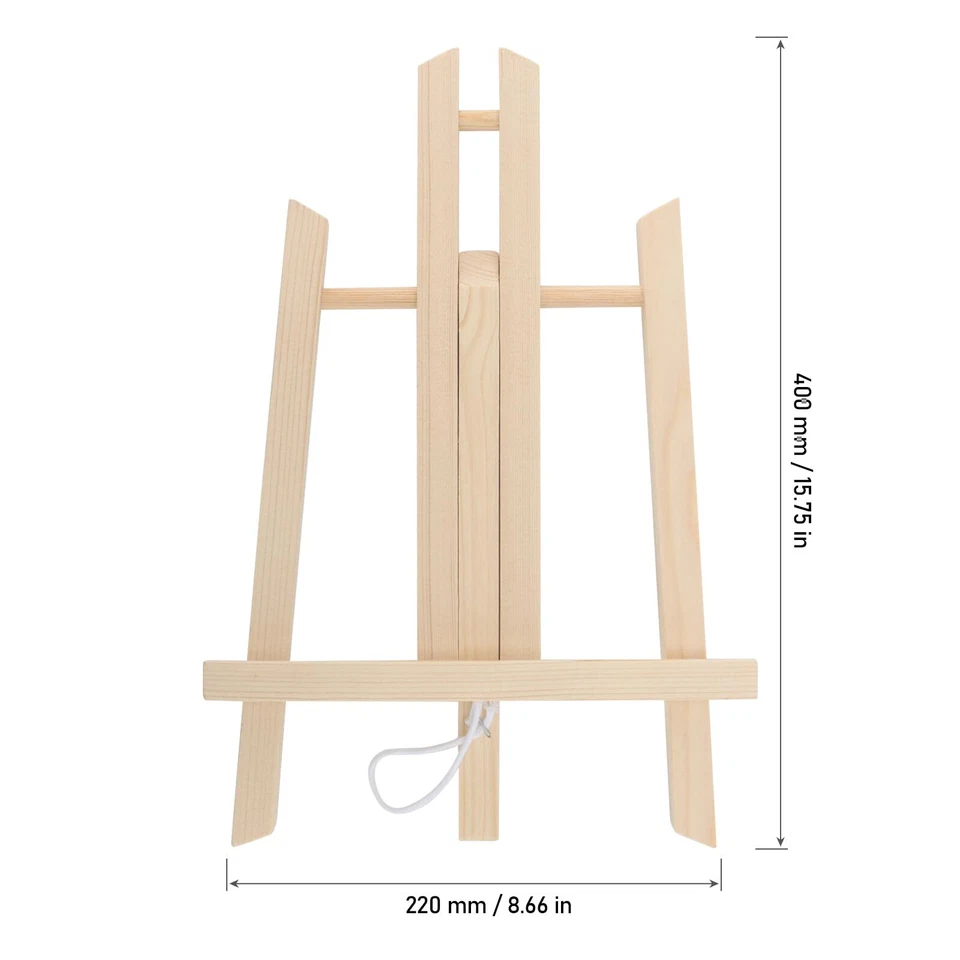 Tischstaffelei aus Holz 30 cm tragbar für Künstler Anfänger und Profis kleine... - Bild 2 von 4