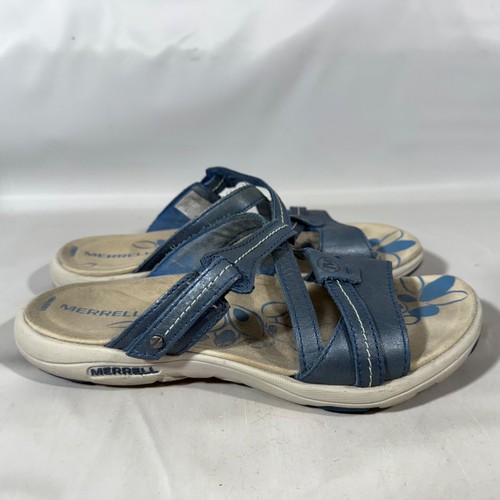 Merrell Sandali Donna Sway Lavish Performance Comodi Metallizzati Porto Blu 7 - Foto 6 di 11