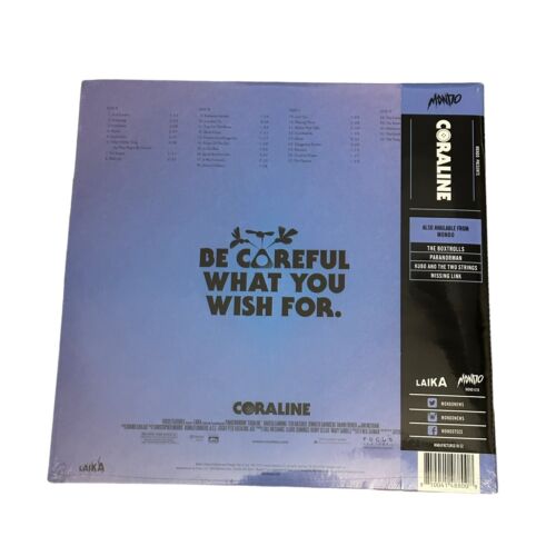 Mondo - Coraline - Original Motion Picture Soundtrack 2x LP Vinyl - Sealed New - Picture 3 of 7
