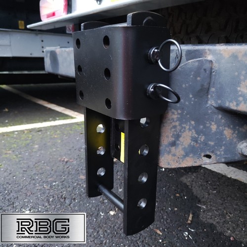 Adjustable Tow Hitch Drop Plate set & 50mm Tow Ball Maypole Trucks Tractors 4x4 - Picture 40 of 90