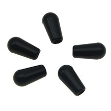 KAISH USA Threaded Guitar 3 Way Toggle Switch Tip Switch Cap Fits Gibson Black