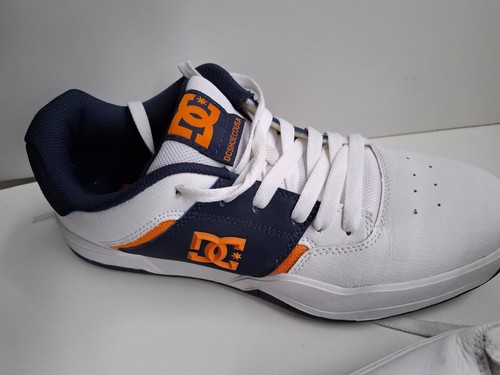 DC Shoes DCshoeCoUSA Skater Schuhe ca Gr 10 / 45 weiß blau Echtes Leder TOP - Bild 4 von 20