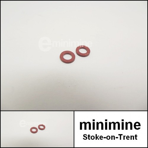 Classic Mini Oil Pressure Pipe To Gauge Fibre Sealing Washer PAIR 2K4936B - Picture 1 of 1