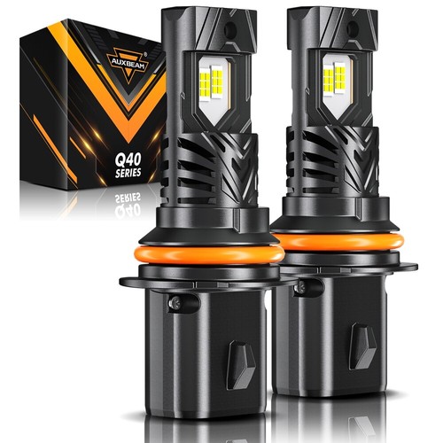 AUXBEAM 9007 HB5 LED Headlight High Low Beam Bulbs Kit 6500K White Bright CANBUS - Picture 17 of 19