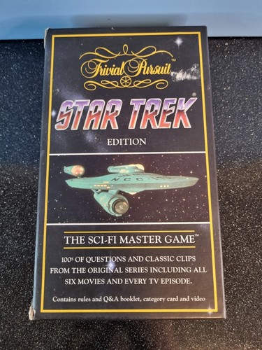 Trivial Pursuit - Star Trek Edition (VHS) The Sci Fi Master Game PAL 1995 Sealed - Picture 9 of 24