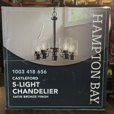 Castleford 5-Light Oil Rubbed Bronze Classic Chandelier (No bulbs included)