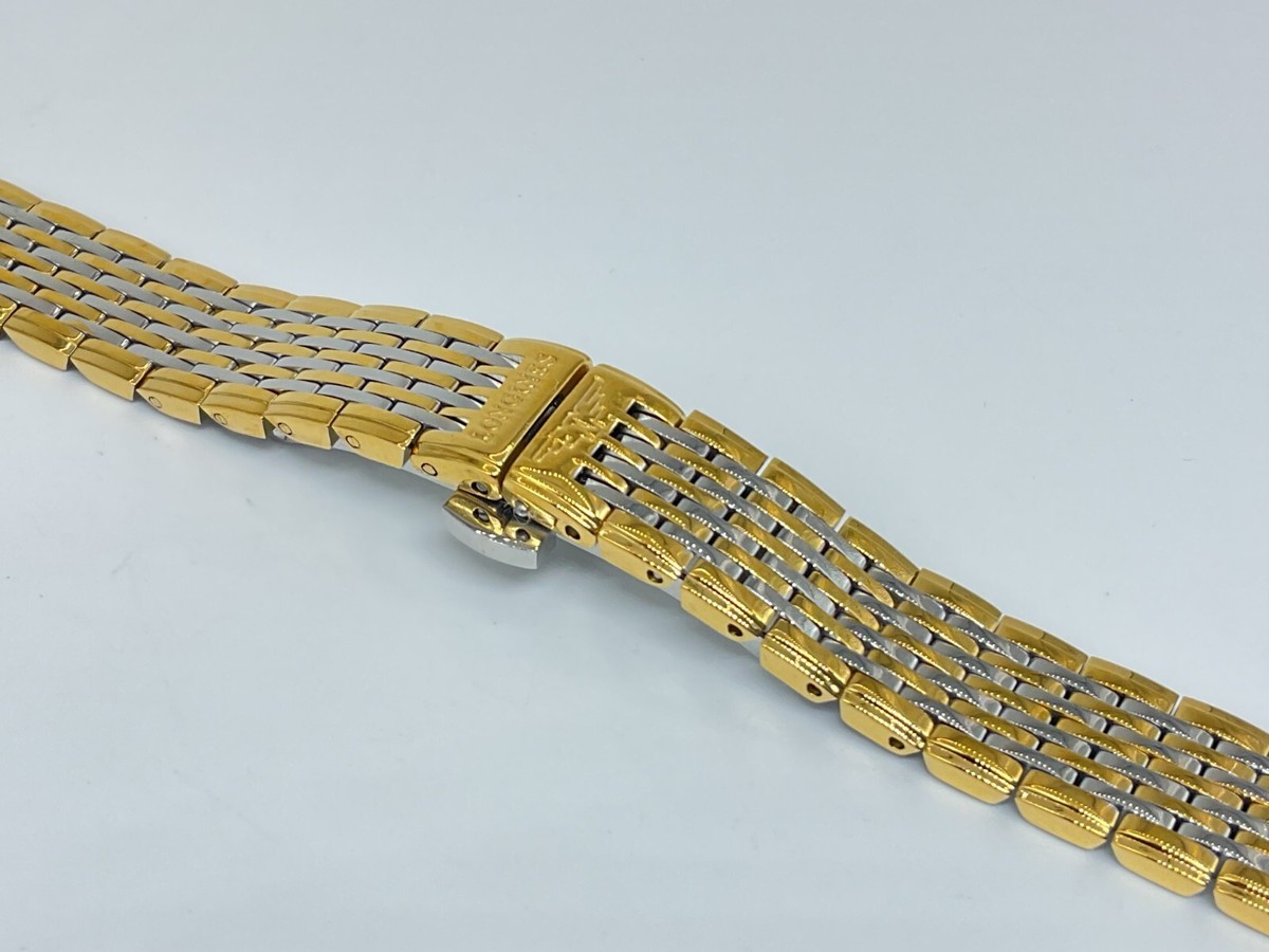 GENUINE 14MM LONGINES SS TWO-TONE BAND BRACELET LA GRANDE