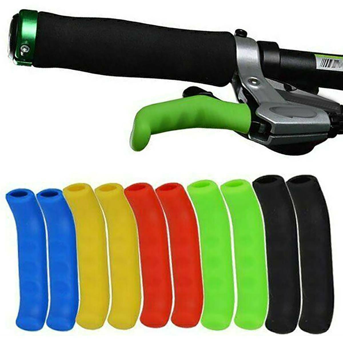 1Pair Accessories Bicycle Brake Lever Cover Multicolor Bike Handle Sleeve Best