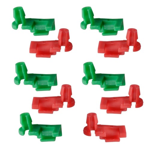 12 pares de clips de retención de cerradura de puerta trasera con clip de varilla de manija de puerta trasera Com - Imagen 5 de 14