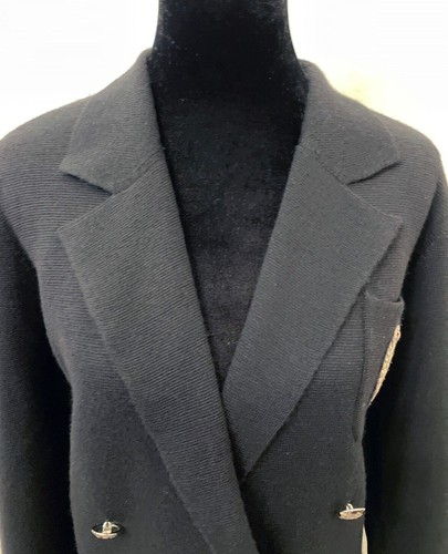 Lauren Ralph Lauren Damen Double Brested Crown Logo Cardigan Small Schwarz Wolle - Bild 3 von 12