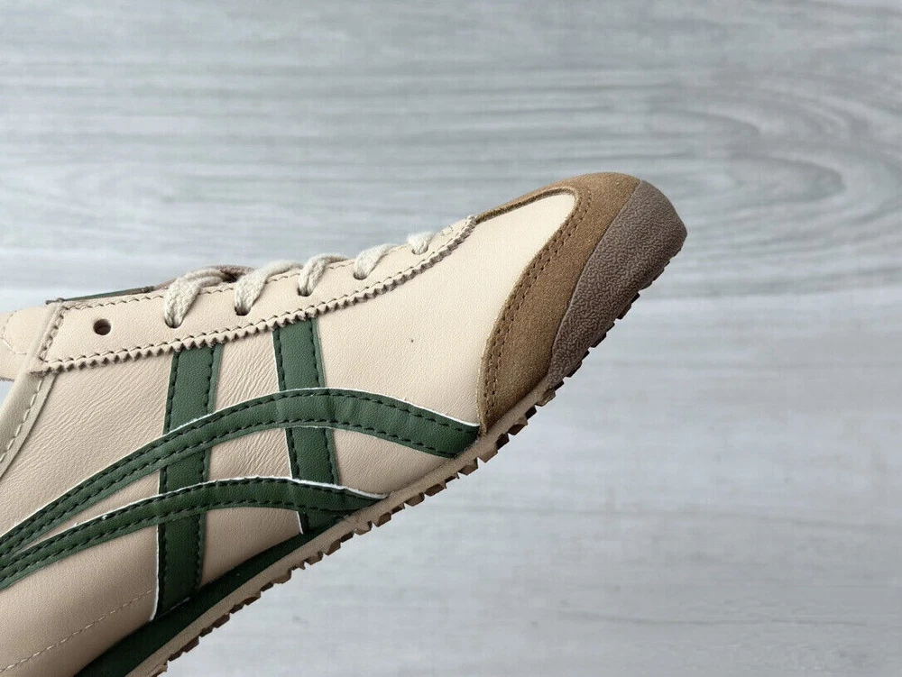 Onitsuka Tiger MEXICO 66 ベージュ/グリーン 42 New Onitsuka Tiger Mexico 66 BEIGE GRASS GREEN Unisex Sneaker