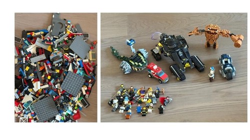 Scatola lego grande Più di 1000 pezzi con alcuni lego gia montati