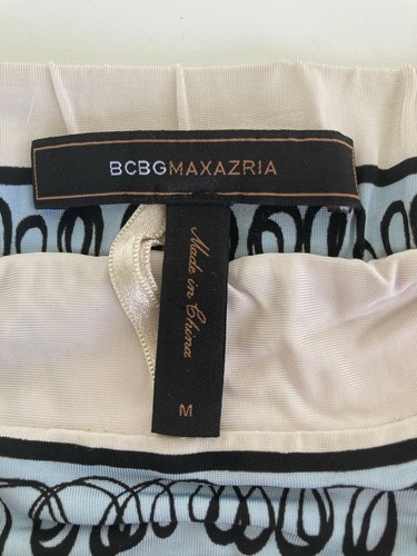 BCBGMAXAZRIA Neckholder-Kleid Damen Größe M Mehrfarbig Hohe Taille Knielang - Bild 11 von 12