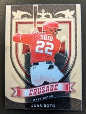 2021 Panini Chronicles Baseball Juan Soto Crusade #18 Washington Nationals