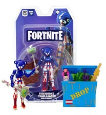 Fortnite Fireworks Team Leader Solo Mode 4" Figure with Drift Supply Crate MIB