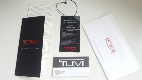 TUMI Tracer Wheel-A-Way Accessory Carry On Luggage Tote Notebook Computer Bag - Picture 9 of 9