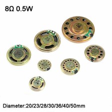 20/23/28/30/36/40/50mm 8Ω 8Ohm 0.5W Audio Speaker Stereo Woofer Trumpet Horn x 2