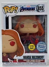Funko Pop! Marvel MCU Avengers Wanda Maximoff #855 Glows SE With Pop Protector