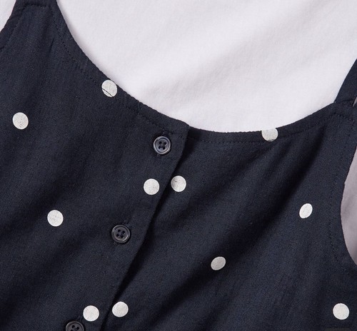 Girls size 7 Navy spots tee playsuit jumpsuit jump play suit Target NEW 3443 - Picture 4 of 9