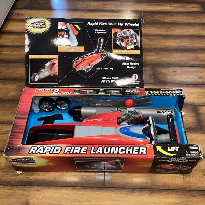 Fly Wheels Rapid Fire Launcher 2005 Racing Cockpit Design Road Champs Age 8+ New