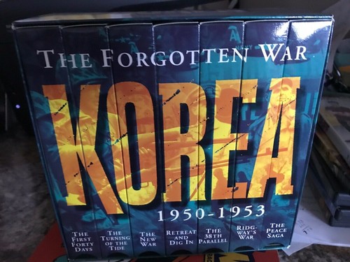 Korea 1950-1953 - The Forgotten War - Complete 7 Tape Boxed Set (VHS, 1998)  - Picture 1 of 2