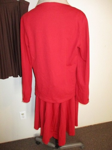 VTG Talbott 3 pc Skirt Set Jacket w Pockets & 2 Pleated Skirts Union Made 18 - Picture 5 of 12