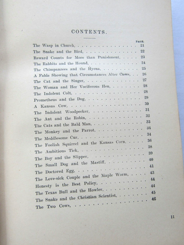 Tom McNeal’s Fables 1900 1st Edition Albert T Reid Illustrations Kansas HC - 第 8/11 張圖片
