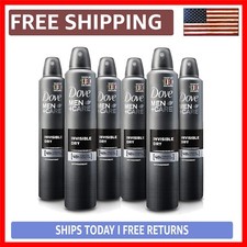 6 Cans of Men Care Invisible Dry 150ml Anti-Perspirant Spray - All-Day Freshness