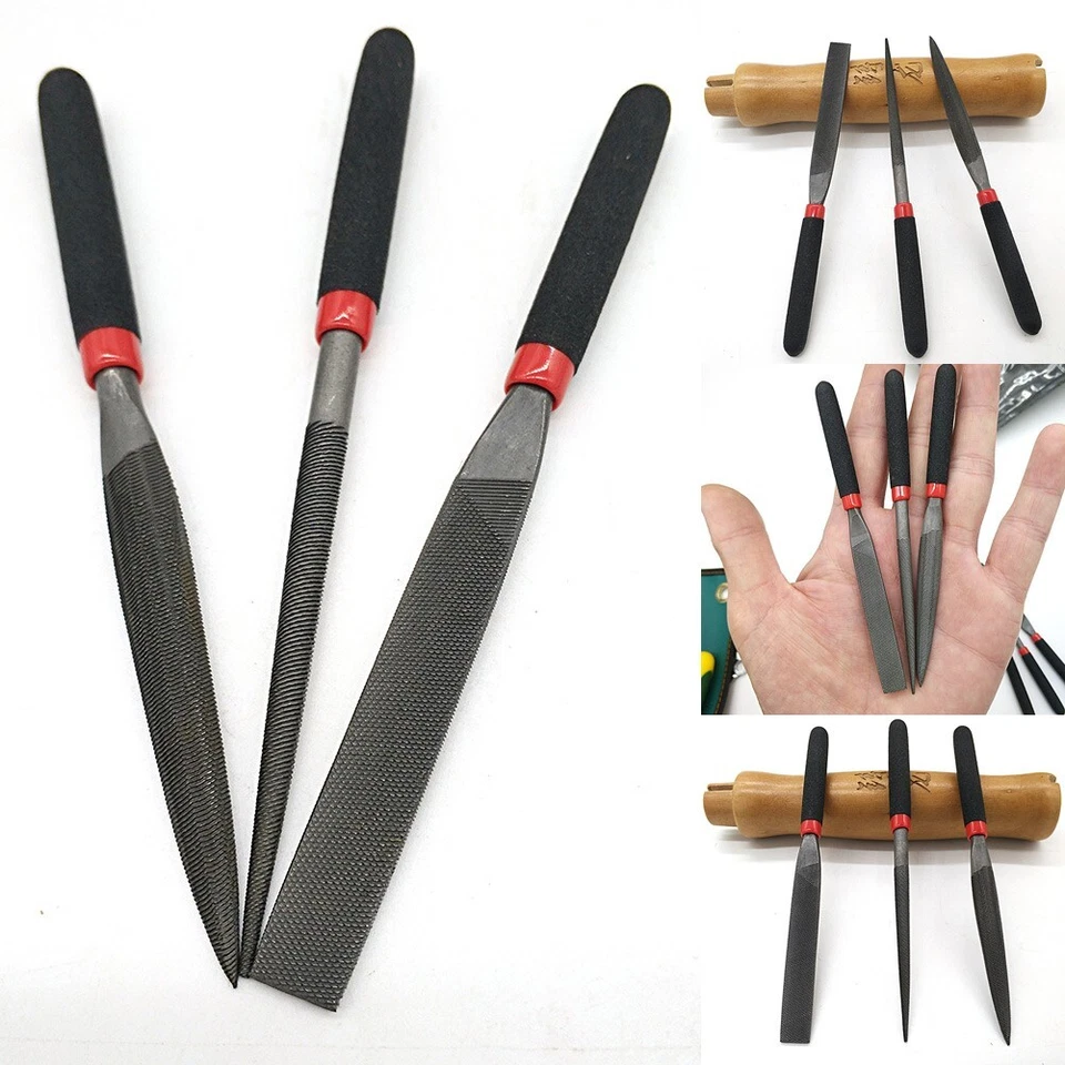 1PCS Mini Precision Carving Craft Tool Woodwork Needle Files Set Metal Jeweler - Image 3 of 4