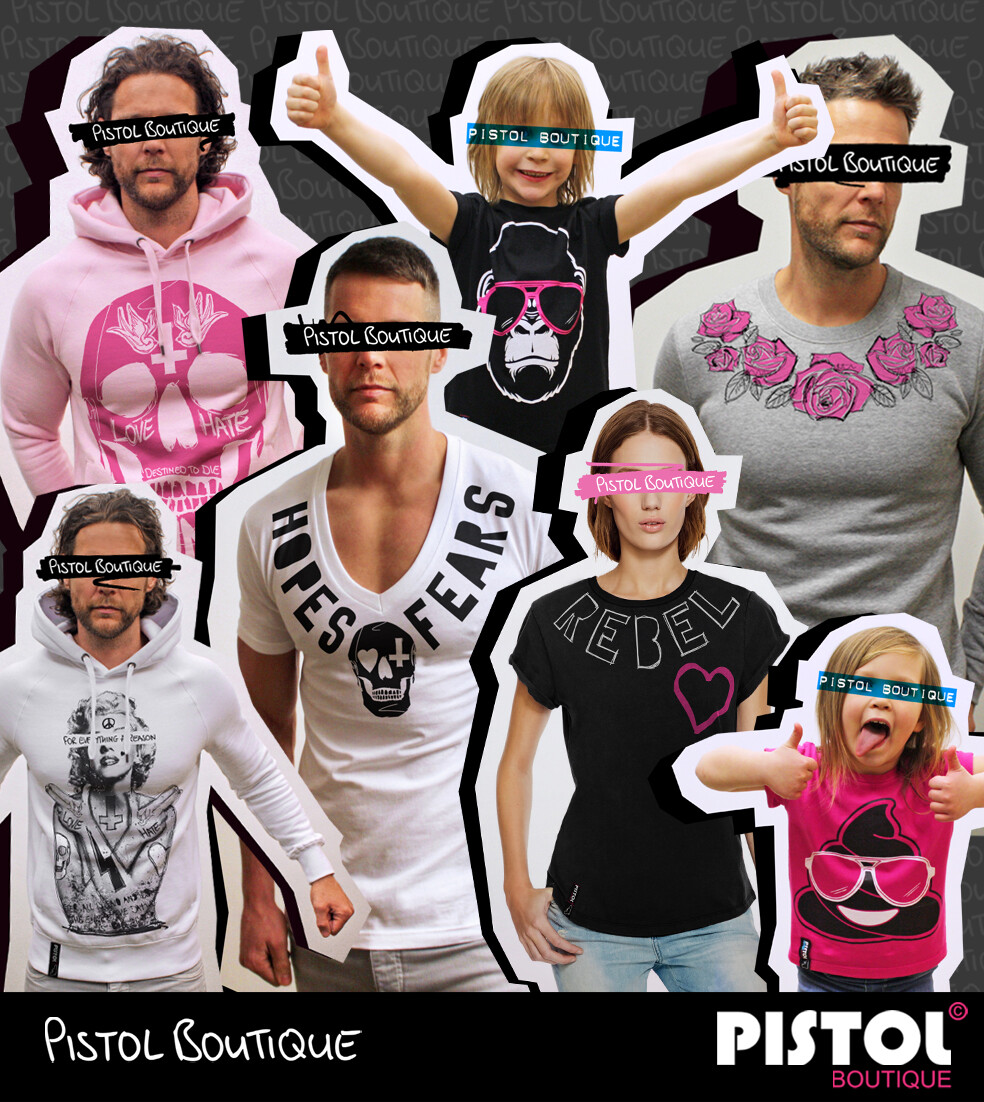 Pistol Boutique men's Grey ABSTRACT DJ RECORD VINYL Raglan Sweatshirt Jumper Nowa super specjalna cena