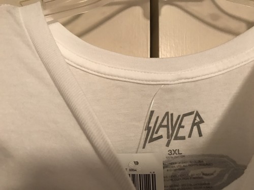 SLAYER EAGLE LOGO GIRLS T-SHIRT 3X NEW /w Tags - Picture 5 of 6