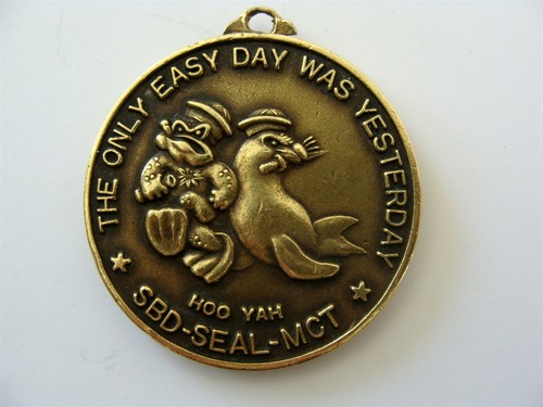 Naval Special Warfare Group One SBD Seal MCT Hoo Yah Challenge Coin With Bezel - Picture 2 of 4