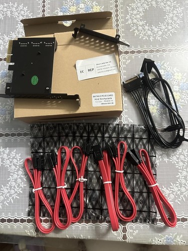 Plug and Play 6 Ports PCIe SATA 3.0 Controller with Cables & Low Profile Design - Picture 12 of 13