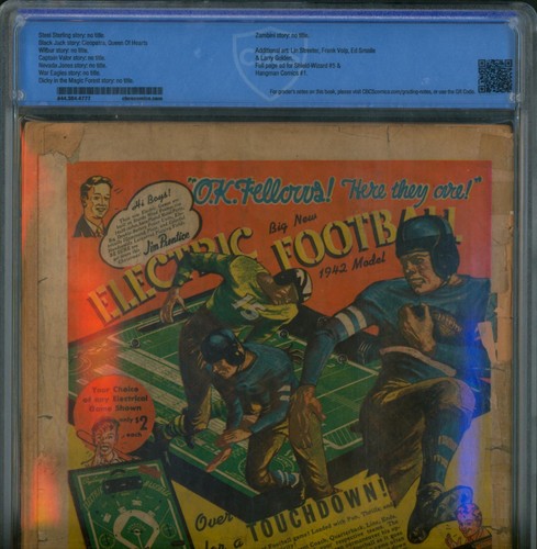 Zip Comics #22 (1942) ⭐ Classic WWII Cover! ⭐ CBCS 0.5 Rare Golden Age MLJ Comic - Picture 5 of 6