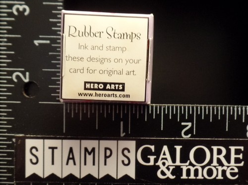 HERO ARTS RUBBER STAMPS LL876 HEART SPRINKLES XS MINI SET 4 LOVE #3185 - Picture 3 of 4