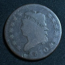 1810 Classic Head Large Cent Philadelphia Mint Good Condition