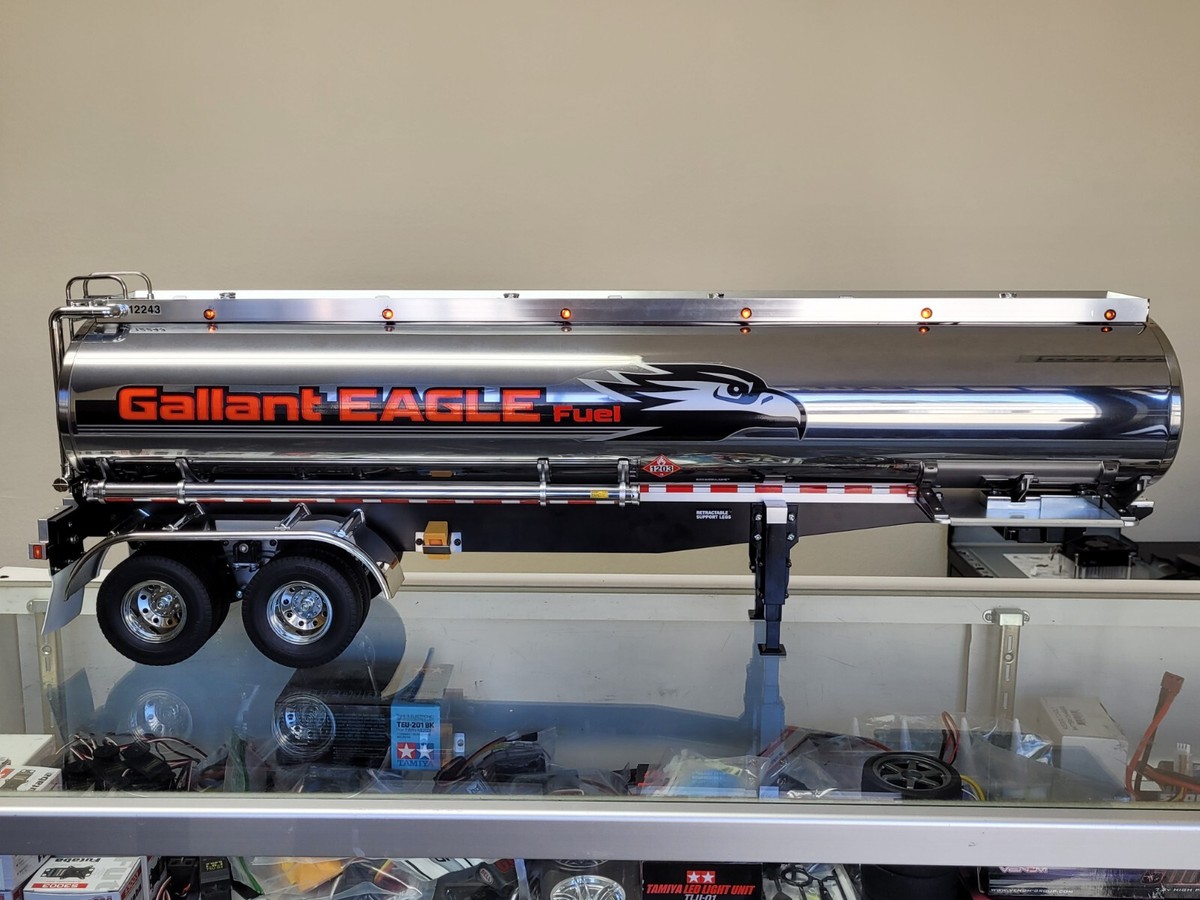 Tamiya 1/14 Semi Gallant Eagle Fuel Tank Tanker Trailer