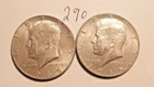 KENNEDY ALF DOLLAR, 1965-P, 1965-P, 40% SILVER,----290