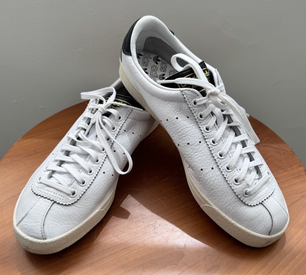 Adidas Lacombe Men Sneakers, Cloud White With Black, Style DB3013